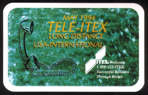 Tele itex welcome - $3,30, tele-itex