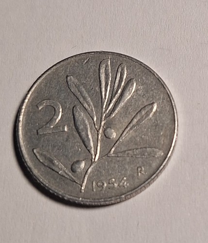 Moneta lire rara 1954 - moneta, 2