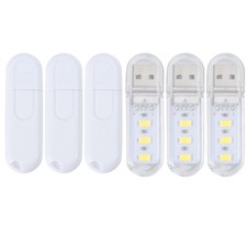 6PCS Luce notturna USB Lampada