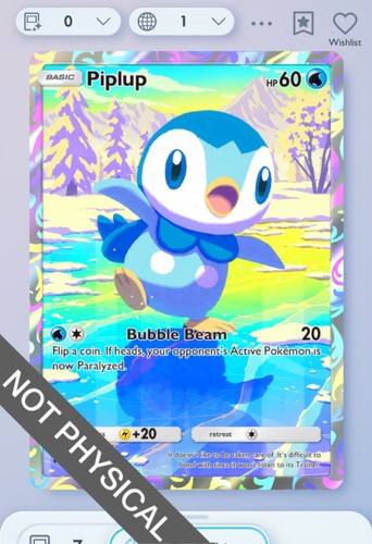 Pokemon tcg pocket - tcg, piplup