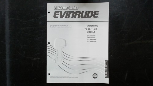 Catalogo ricambi evinrude - ricambi, 2002