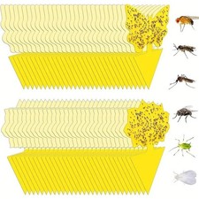 20 Pezzi Giallo Adesivo Mosche