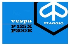 Libretto manuale uso e manutenzione - Piaggio - Vespa P125x P200E - File PDF