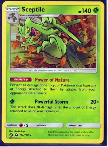 Pokemon scettile 10a 168 - pokemon, 10a/168