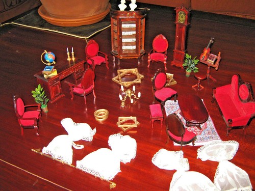 Doll house salotto legno - in,