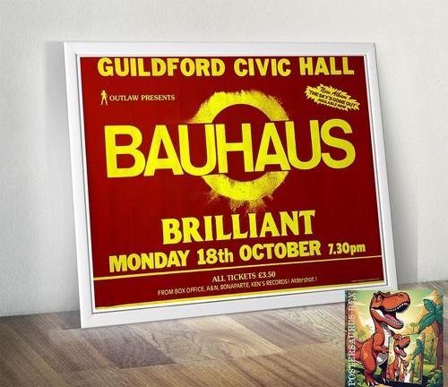Poster bauhaus 1982 - bauhaus, tour