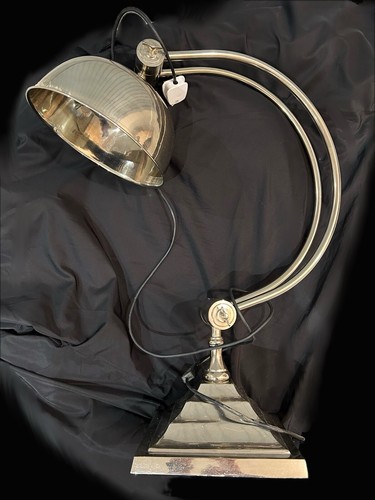 Vtg large art deco chrome - large,