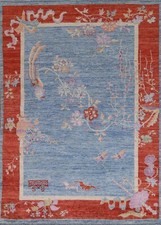 Azzurro/Rosso Geometrico Arte