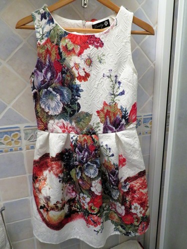 Vestito tessuto damascato - vestito,