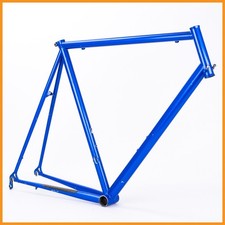 BICICLETTA BICI DA STRADA VINTAGE ANNI 90 TELAIO ACCIAIO 58 57 BLU COLUMBUS D...