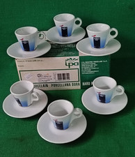 SET 6 TAZZINE + 6 PIATTINI DA CAFFÈ LAVAZZA DEK PORCELLANA I.P.A. NUOVE. DA71