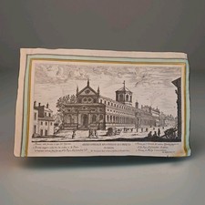 Litografia dell'Archiospedale Apostolico Santo Spirito in Sassia Roma, G.B Falda
