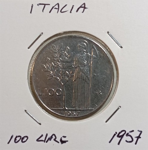 Italia 100 lire 1957 km - 1957,