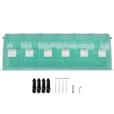 Serra da Giardino a Tunnel Impermeabile 6,1 x 3 x 2,1m con Finestre Porte