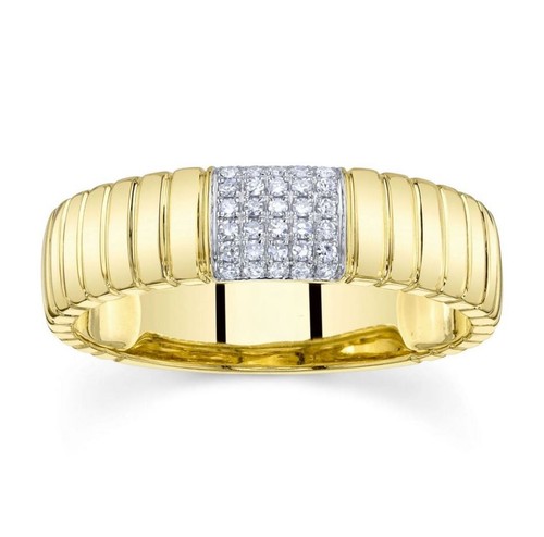 Diamante coste anello - diamante, a