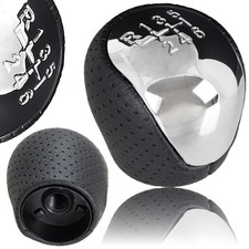 6+R POMELLO LEVA CAMBIO NERO CROMO PER HYUNDAI ELANTRA i30 ix35 KIA CERATO FORTE