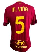 Maglia roma vina match worn - maglia,