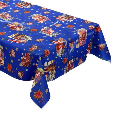 Tovaglia tela cerata blu - in,