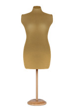 Busto miniatura donna Taglia L Velluto Oro