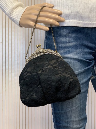 Pochette cerimonia nera in - cerimonia,