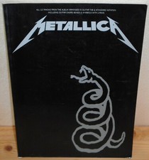 SPARTITO TABLATURE METALLICA Black Album (Wise Publ 91 UK) metal guitar songbook