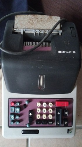 Macchina calcolatrice olivetti - macchina,