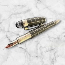 Penna stilografica Montblanc Starwalker metallo gomma e placcato argento pennino 14K M