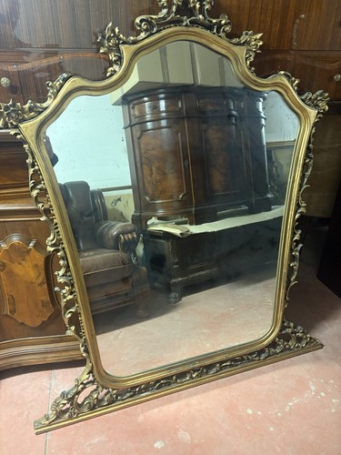 Specchio legno dorato - in,