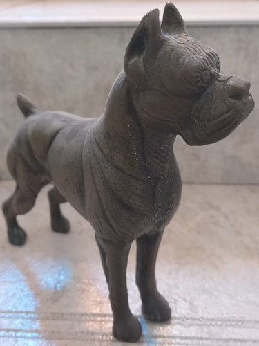 Statua cane boxer - cane:,