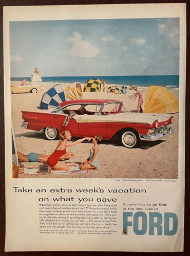 Pubblicità ford thunderbird - pubblicità,