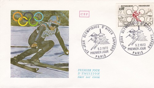 Francia 1972 fdc giochi - francia, 11