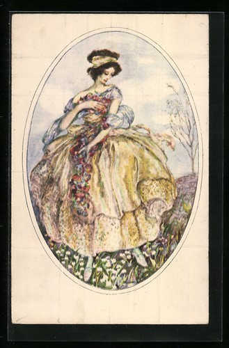Cartolina artistica fratelli - cartolina,