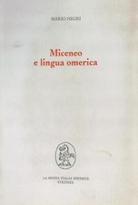 MICENEO E LINGUA OMERICA NEGRI