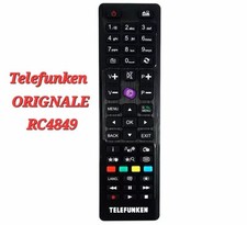 Telecomando TV Telefunken RC4849  RC 4849 Originale per TE32EUS27TXD Infrarossi