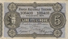 Italia - 5 Lire Banca