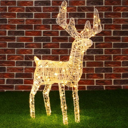 Renna natalizia luminosa - natalizia, per
