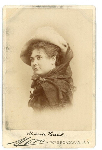 Vintage cabinet card minnie - cabinet,