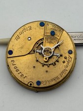 elgin natl watch co 45,5mm pocket watch movement movimento