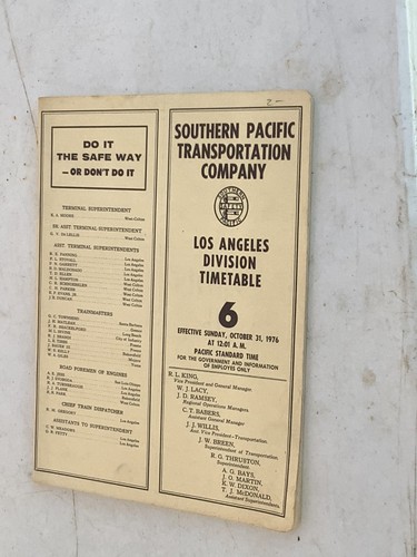 Southern pacific railroad los - pacific,