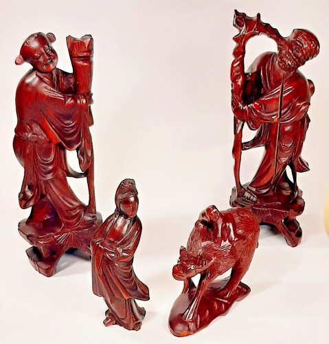Lotto sculture orientali in - lotto,