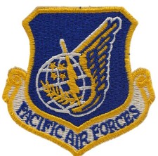 patch toppa pacific air forces usa tuta volo uniforme divisa distintivo militare