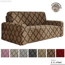 Copridivano Elasticizzato Jacquard Modellante Poltrona 2 3 4 Posti Vari Colori