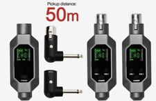 2x Trasmettitore Ricevitore microfono wireless per mixer audio microfono shure