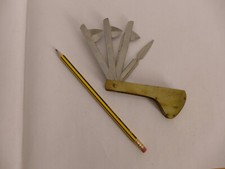 Antico Strumento medico veterinario Kit da salasso SCARIFICATORE  MAI USATA