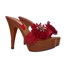 Zoccoletti Rossi con gioiello