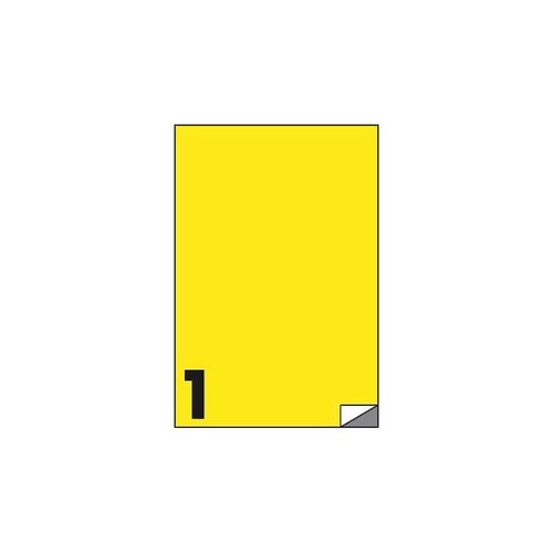 Etichette fluo permanenti