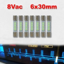 7 pezzi vintage stereo Marantz LED aggiornamento blu cielo AC8V fusibile lampadina lampada ricambio