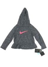 Nike 267684 Girls Gray Hoodie