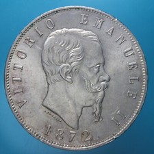 VITTORIO EMANUELE II 5 LIRE