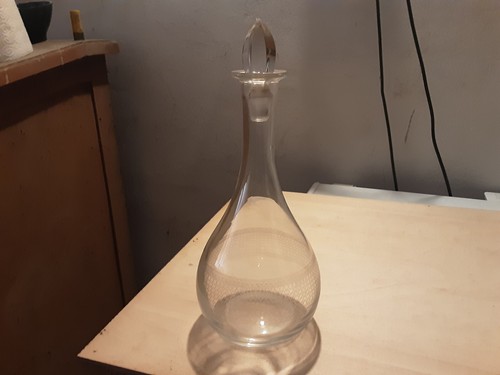 Very old blown glass - blown, bottle